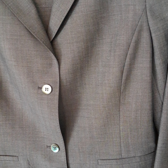 Anne Klein Heliotrope Blue Blazer Wool, Size 4 - Picture 4 of 10